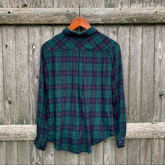 Le Lis plaid button down top - Picture 5 of 5